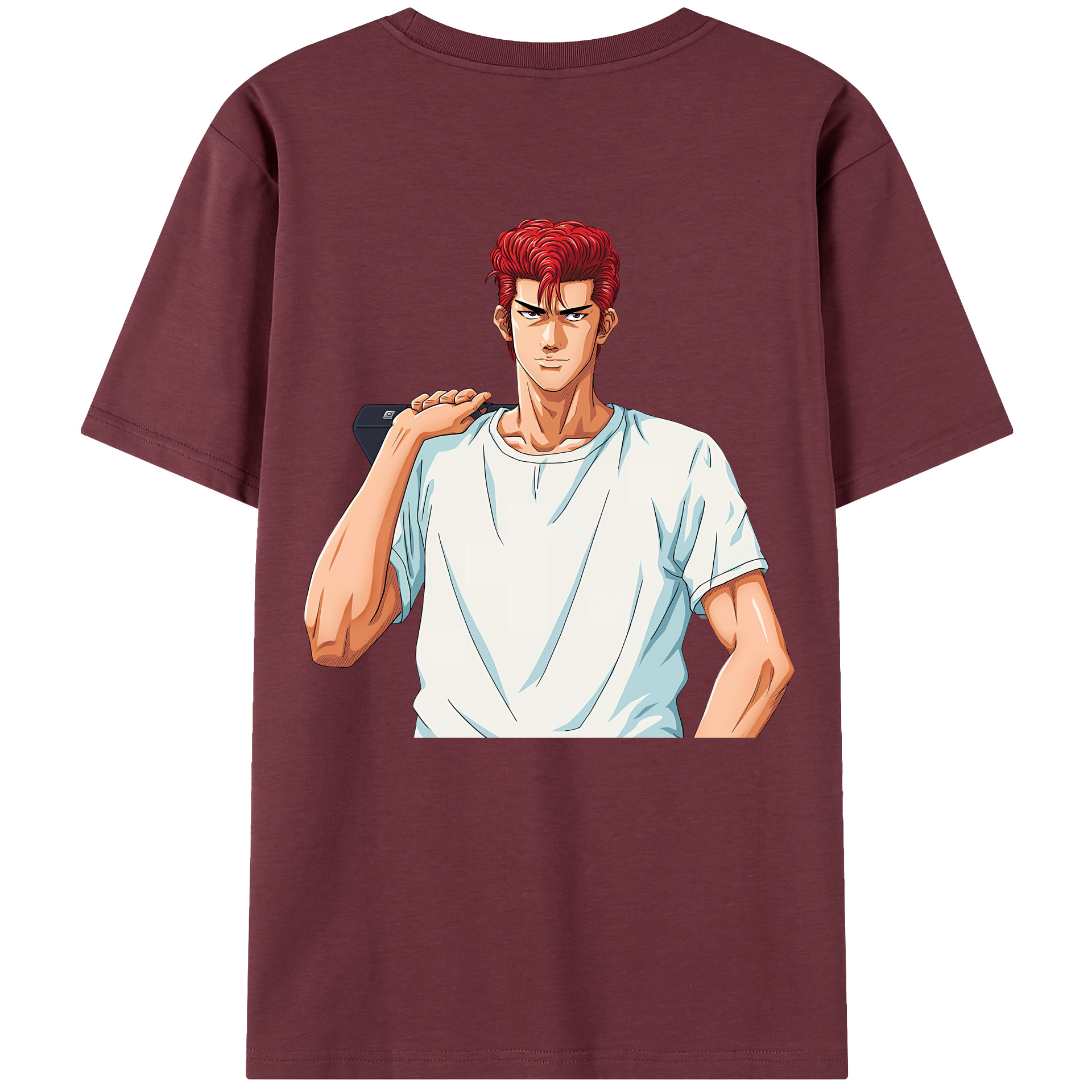 SLAM DUNK／スラムダンク 綿100％半袖Tシャツ（背面プリント）